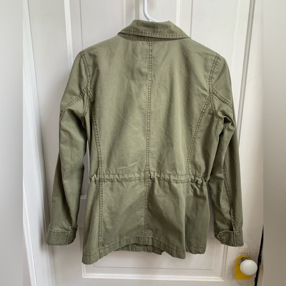 Madewell Fleet Military Jacket Khaki Green Small - Picture 3 of 5